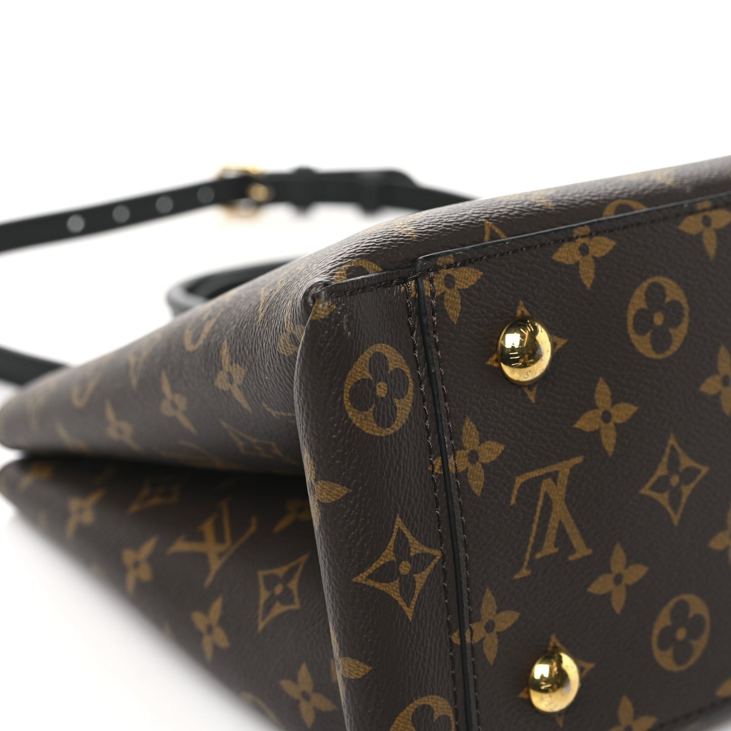 Monogram Flower Tote Black