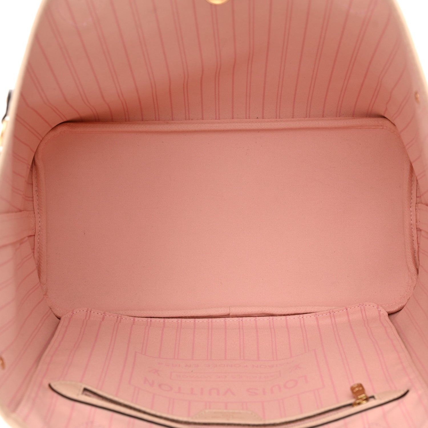 Louis Vuitton Damier Azur Braided Neverfull MM Pink 6 of 11