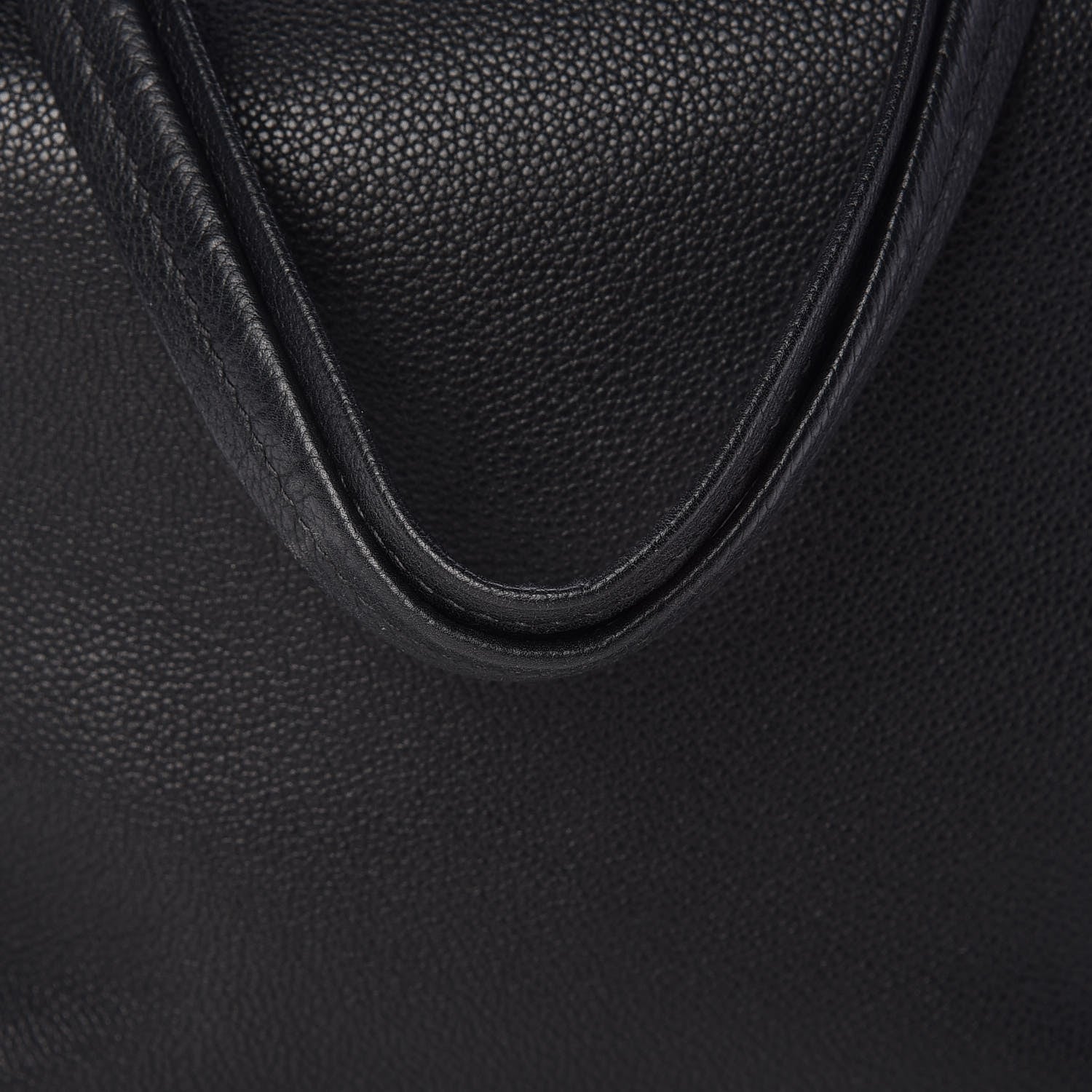 Celine Soft Grained Calfskin Small Belt Cabas Phantom Black 14 of 16