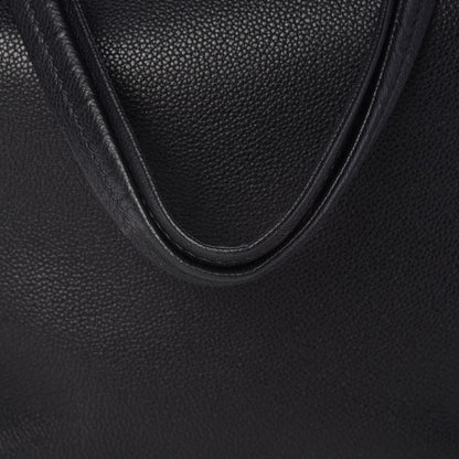 Celine Soft Grained Calfskin Small Belt Cabas Phantom Black 14 of 16