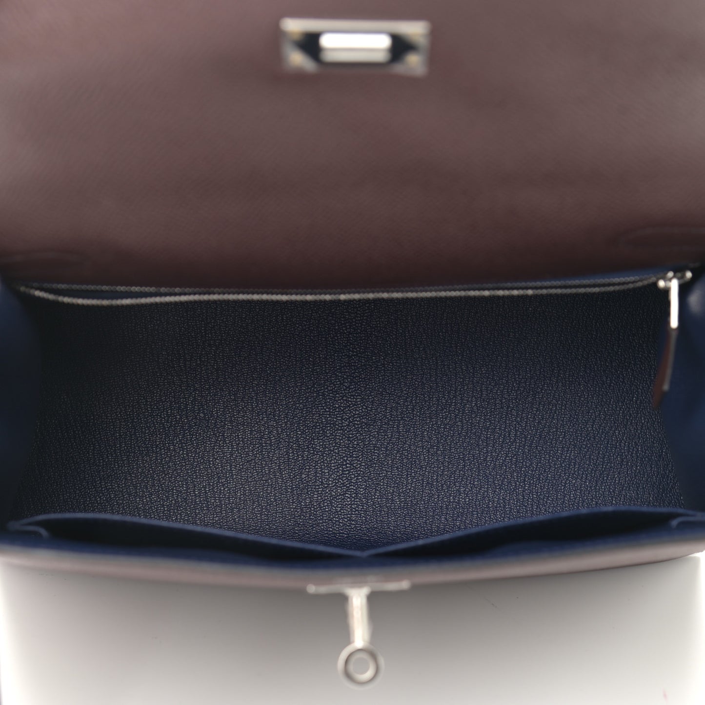 Epsom Verso Kelly Sellier 28 Rouge Sellier Bleu Saphir