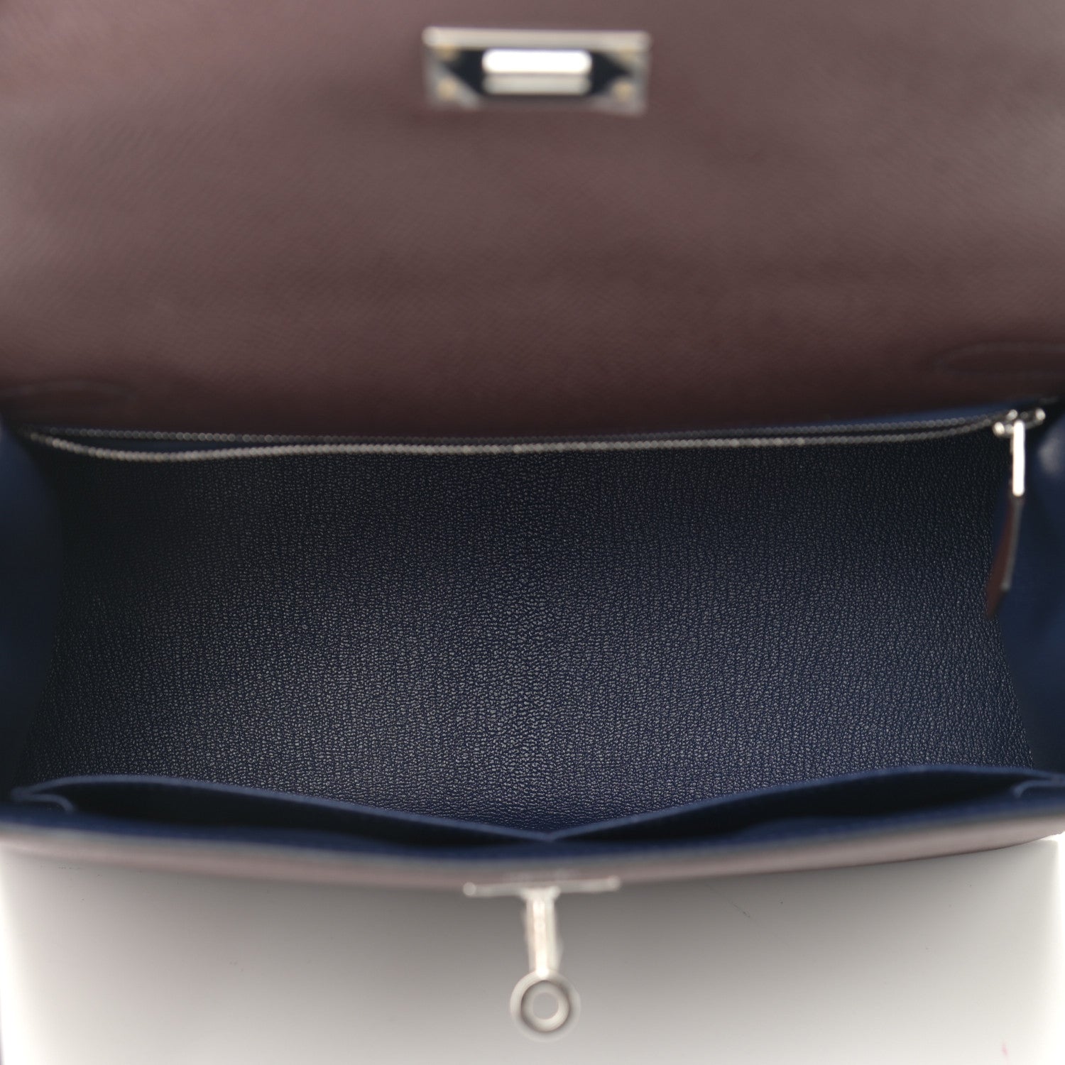 Hermes Epsom Verso Kelly Sellier 28 Rouge Sellier Bleu Saphir 5 of 11
