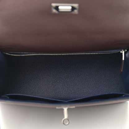 Hermes Epsom Verso Kelly Sellier 28 Rouge Sellier Bleu Saphir 5 of 11