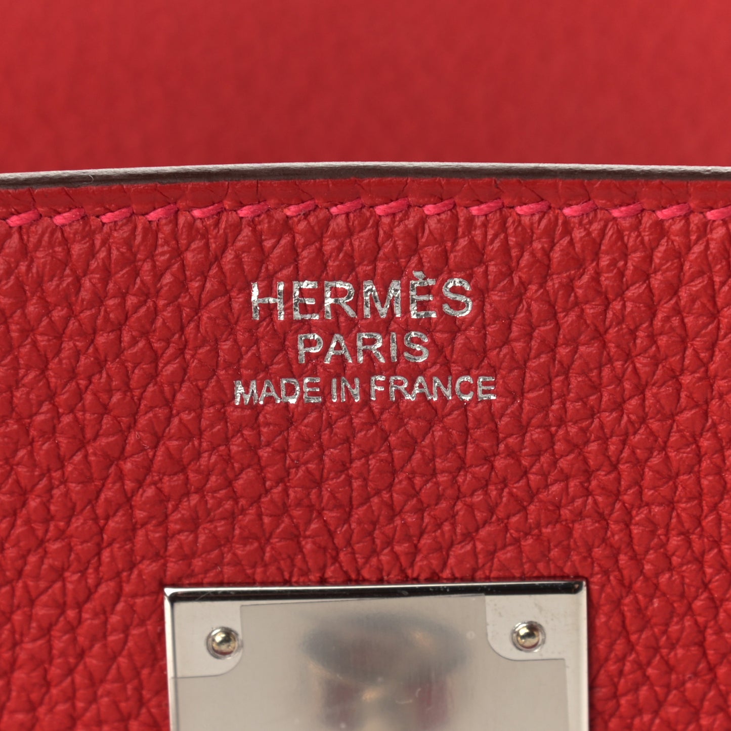 Togo Birkin 30 Rouge Casaque