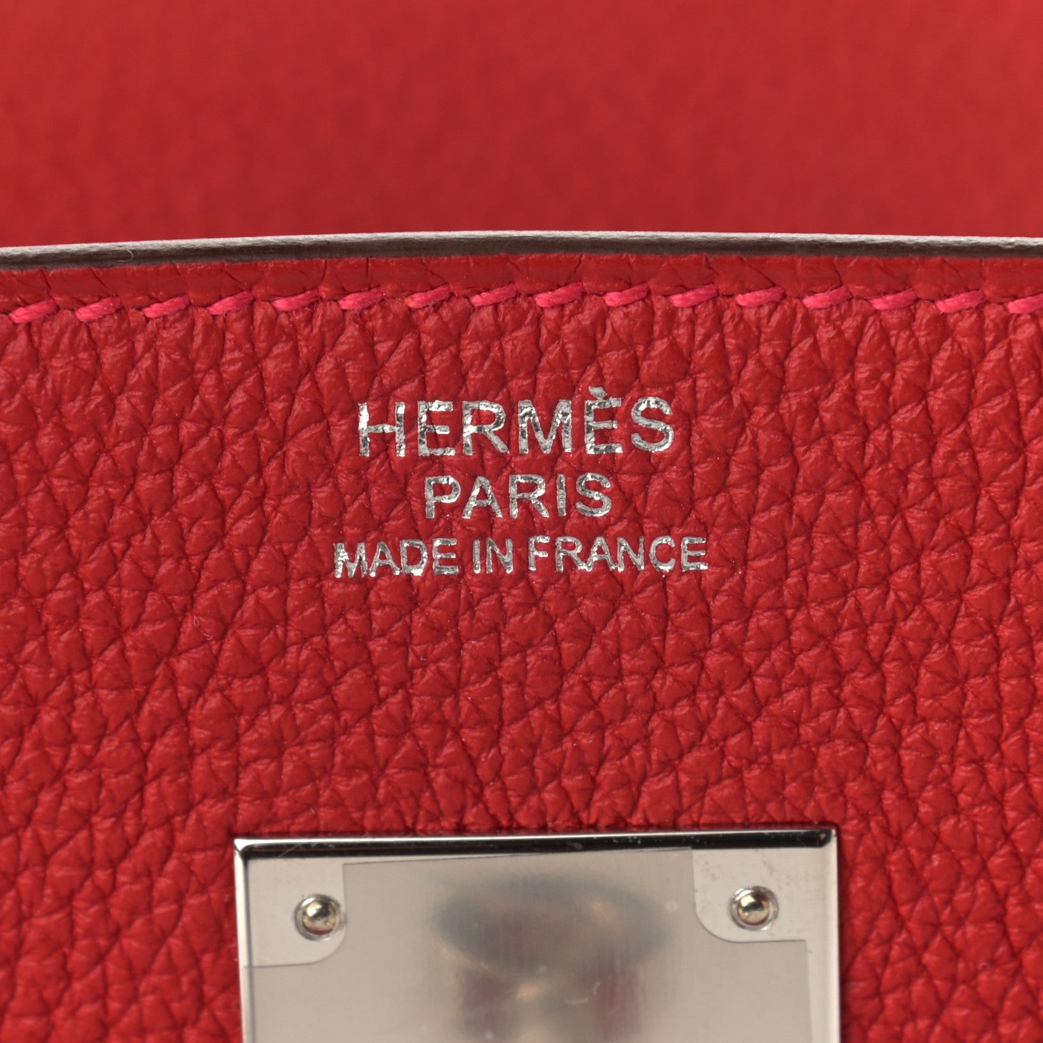 Hermes Togo Birkin 30 Rouge Casaque 7 of 10