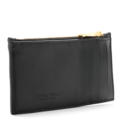 Bottega Veneta Nappa Maxi Intrecciato Large Zip Wallet Black 3 of 7