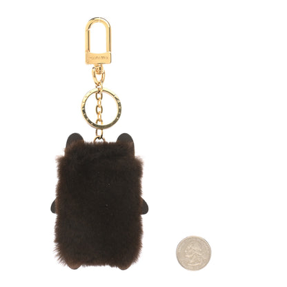Louis Vuitton Wild Fur Monogram Eye-Trunk Bear Bag Charm 2 of 3