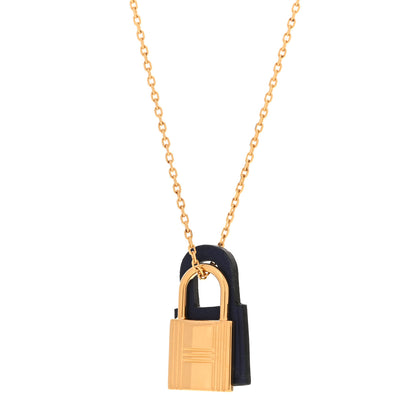 Hermes Swift O'Kelly Pendant Necklace Deep Blue 4 of 7