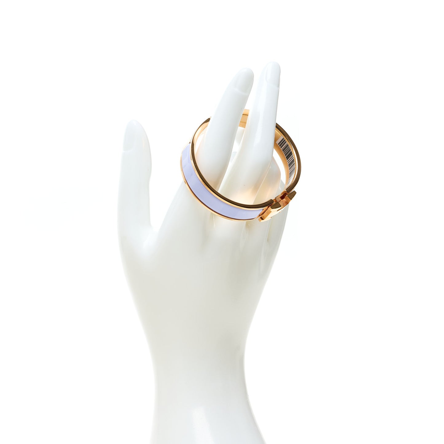 Enamel Narrow Clic Clac H Bracelet GM Parme