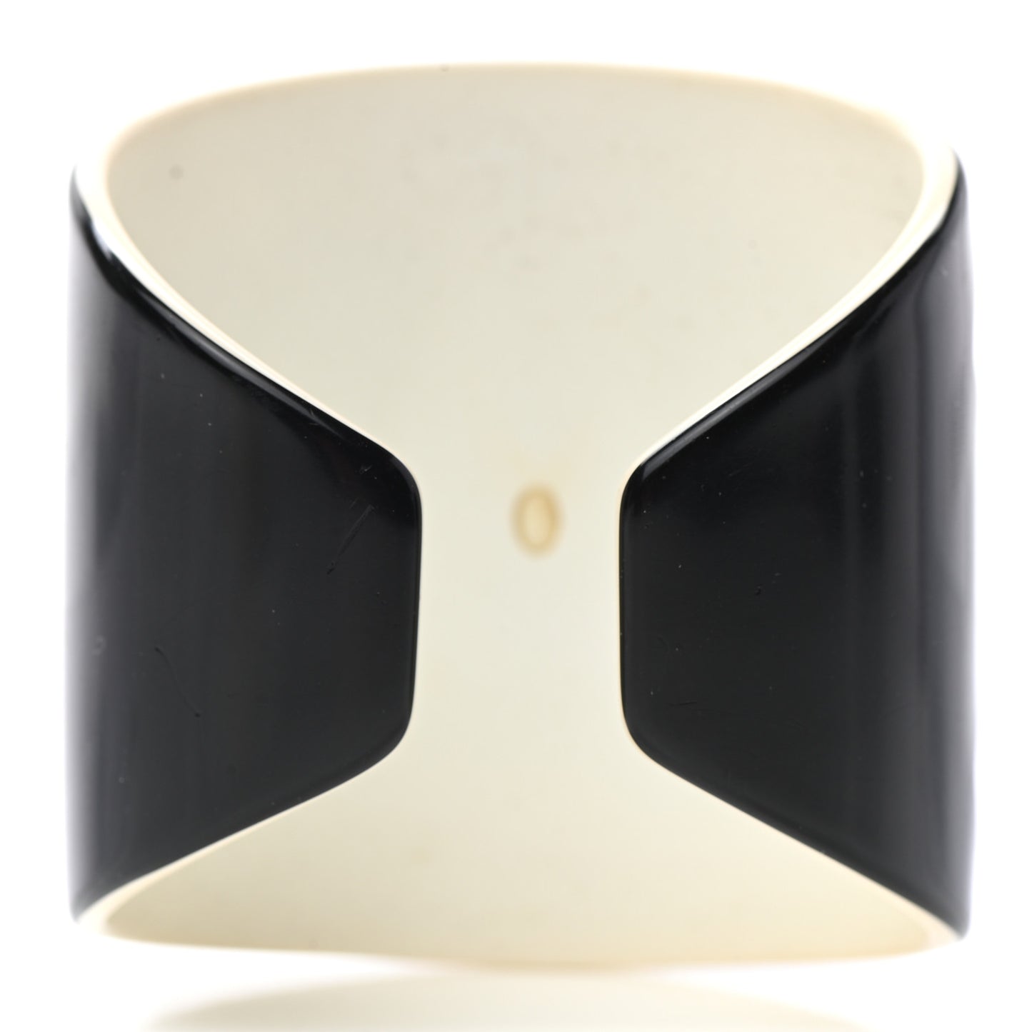 Resin CC Wide Cuff Black White
