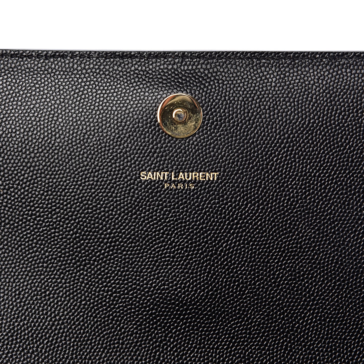 Grain De Poudre Monogram Cassandre Clutch Black