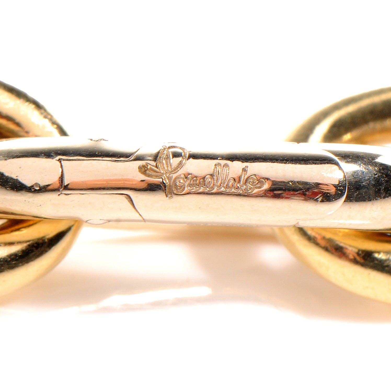 FASHIONPHILE POMELLATO18kWhiteYellowRoseGoldChainNecklace 5 of 6