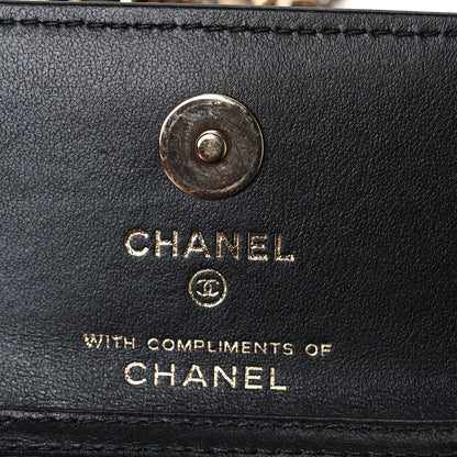 Chanel Canvas Check Flag Printed CC Clutch With Chain Beige Multicolor 6 of 10