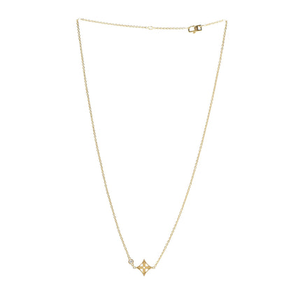 Louis Vuitton 18K Yellow Gold Diamond Idylle Blossom Pendant Necklace 3 of 6