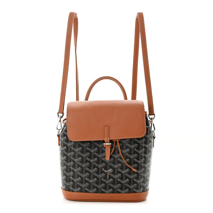 Goyard Goyardine Calfskin Mini Alpin Backpack Black Gold 1 of 12