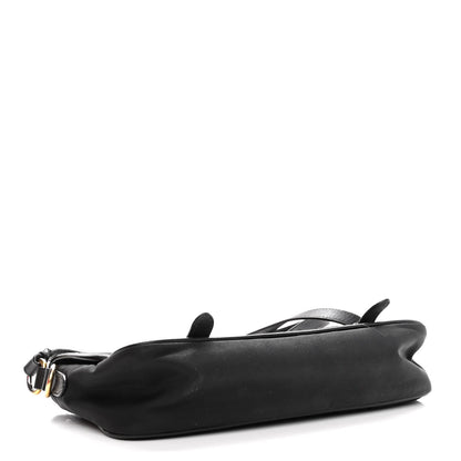 Prada Tessuto Nylon Saffiano Small Messenger Bag Black 4 of 9
