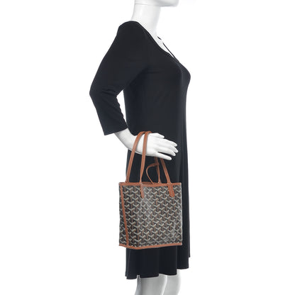 Goyard Goyardine Reversible Mini Anjou Black Gold 2 of 14