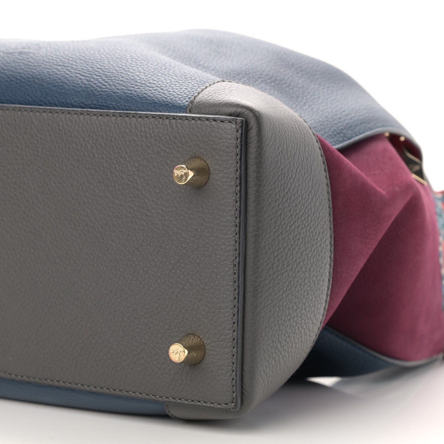 Empire Calf Suede Hobo Navy