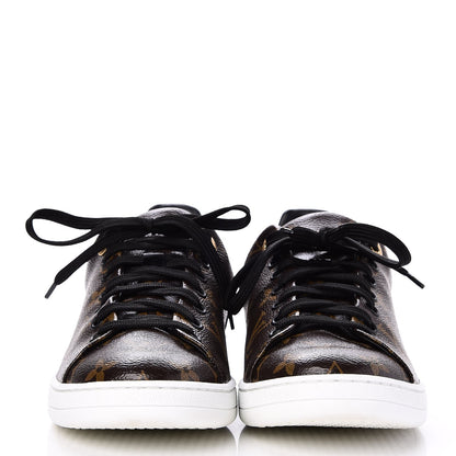 Louis Vuitton Patent Monogram Frontrow Sneakers 39 2 of 12