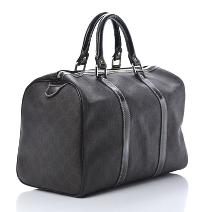 Gucci GG Supreme Monogram Medium Boston Dark Brown 3 of 11