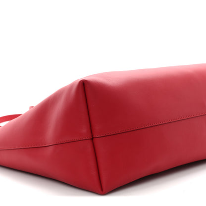 Tom Ford Calfskin Perforated Logo Tote Red 9 of 11