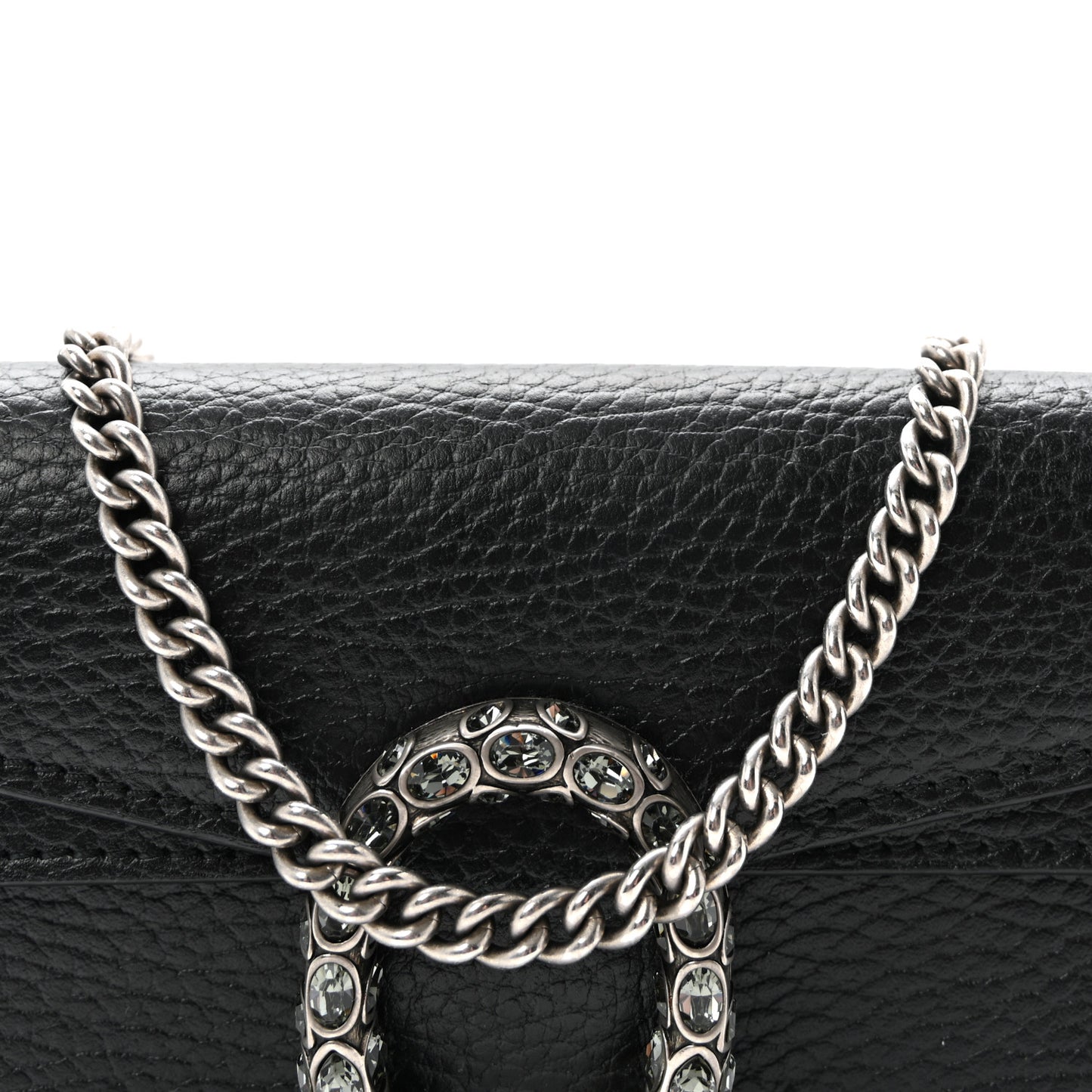 Calfskin Super Mini Dionysus Shoulder Bag Black