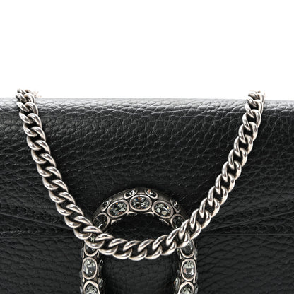 Gucci Calfskin Super Mini Dionysus Shoulder Bag Black 7 of 9