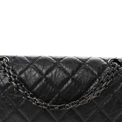 Chanel Aged Calfskin Quilted 2.55 Reissue Mini Flap So Black 8 of 10