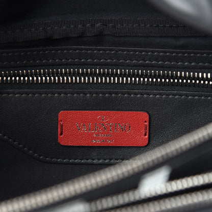 Valentino Garavani Calfskin Go Logo Belt Bag Black White 9 of 10