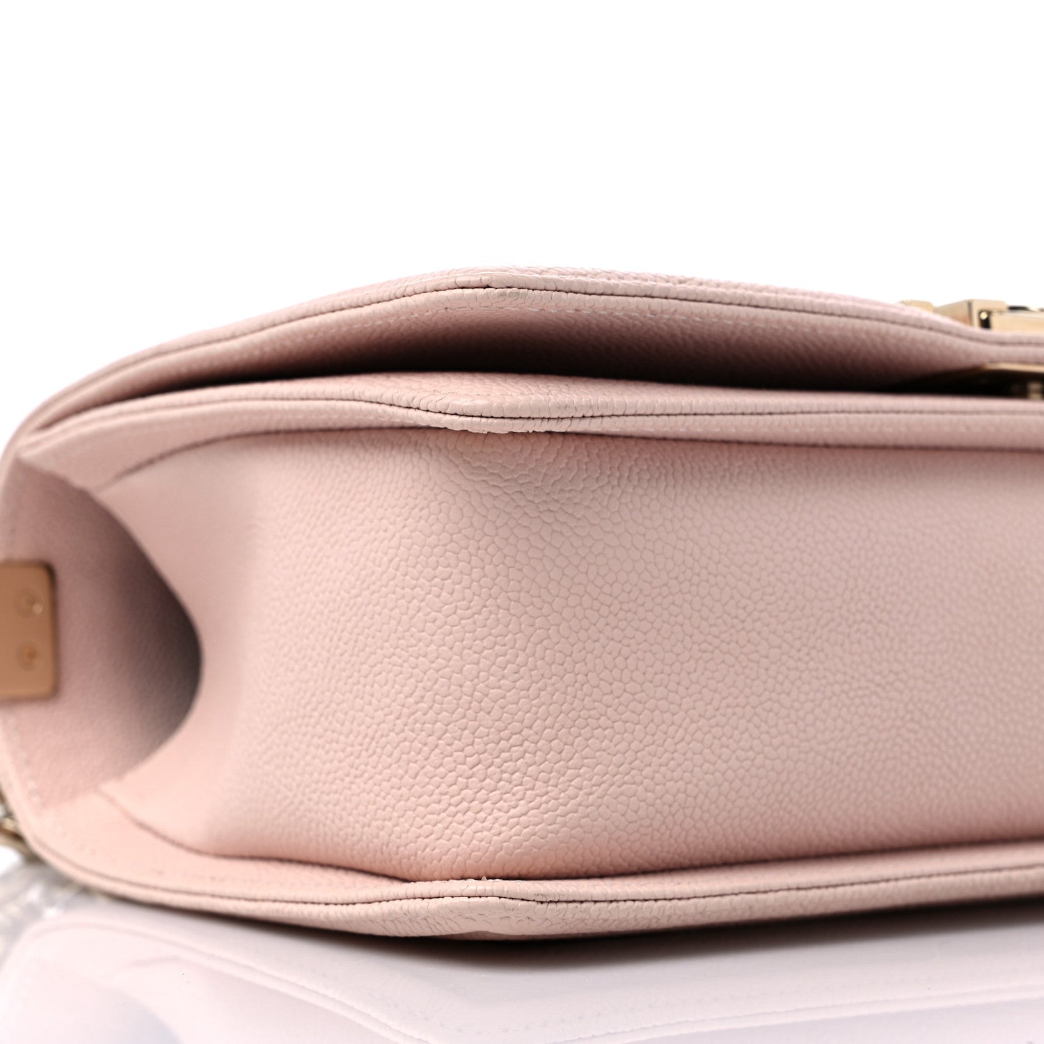 Chanel Caviar Chevron Quilted Medium Boy Flap Light Pink 8 of 9