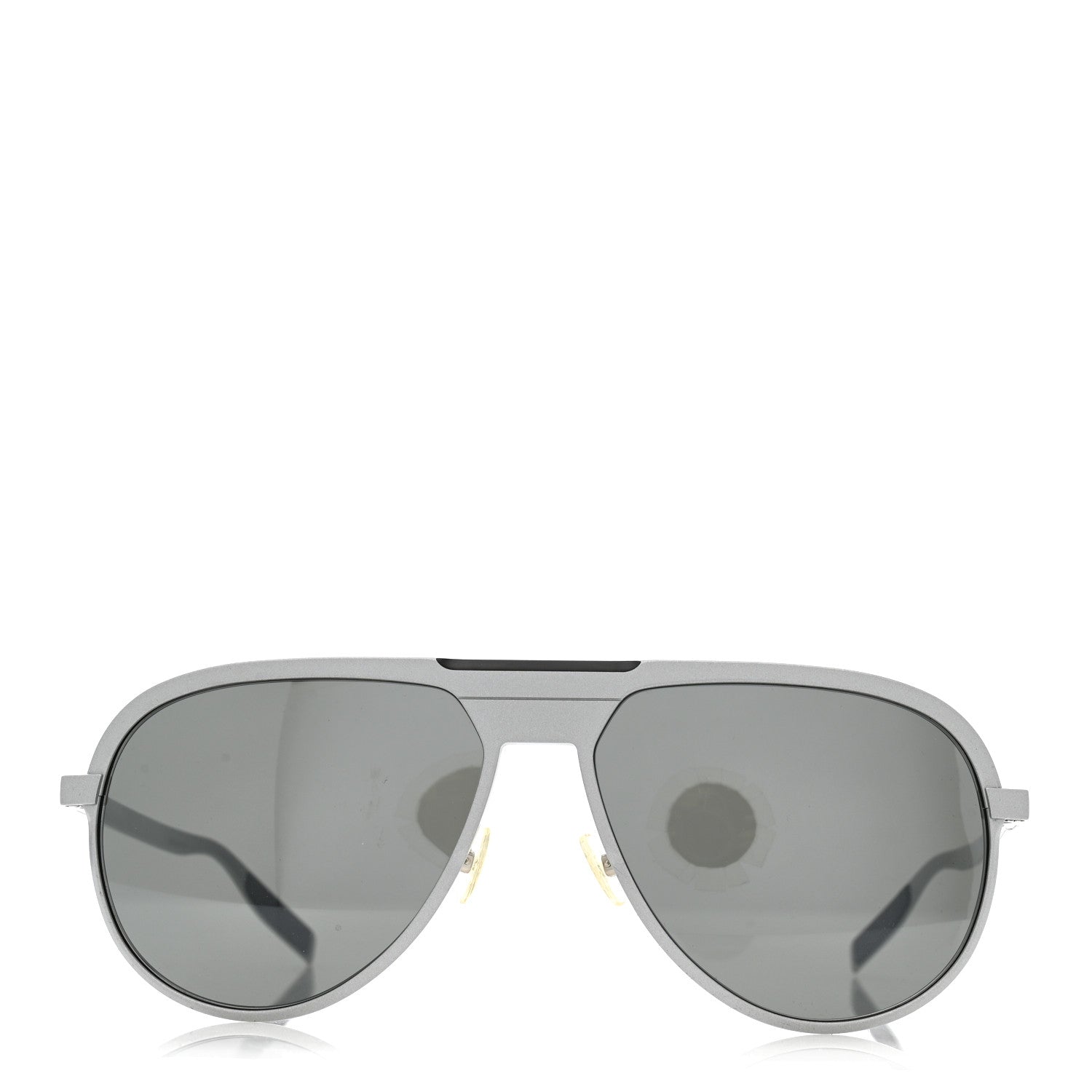 Christian Dior Homme Mens Aviator Sunglasses Silver 2 of 7
