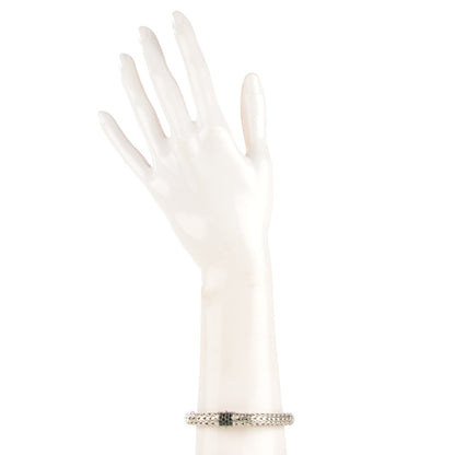 John Hardy Sterling Silver Black Sapphire Extra Small Classic Chain Clasp Bracelet M 2 of 5