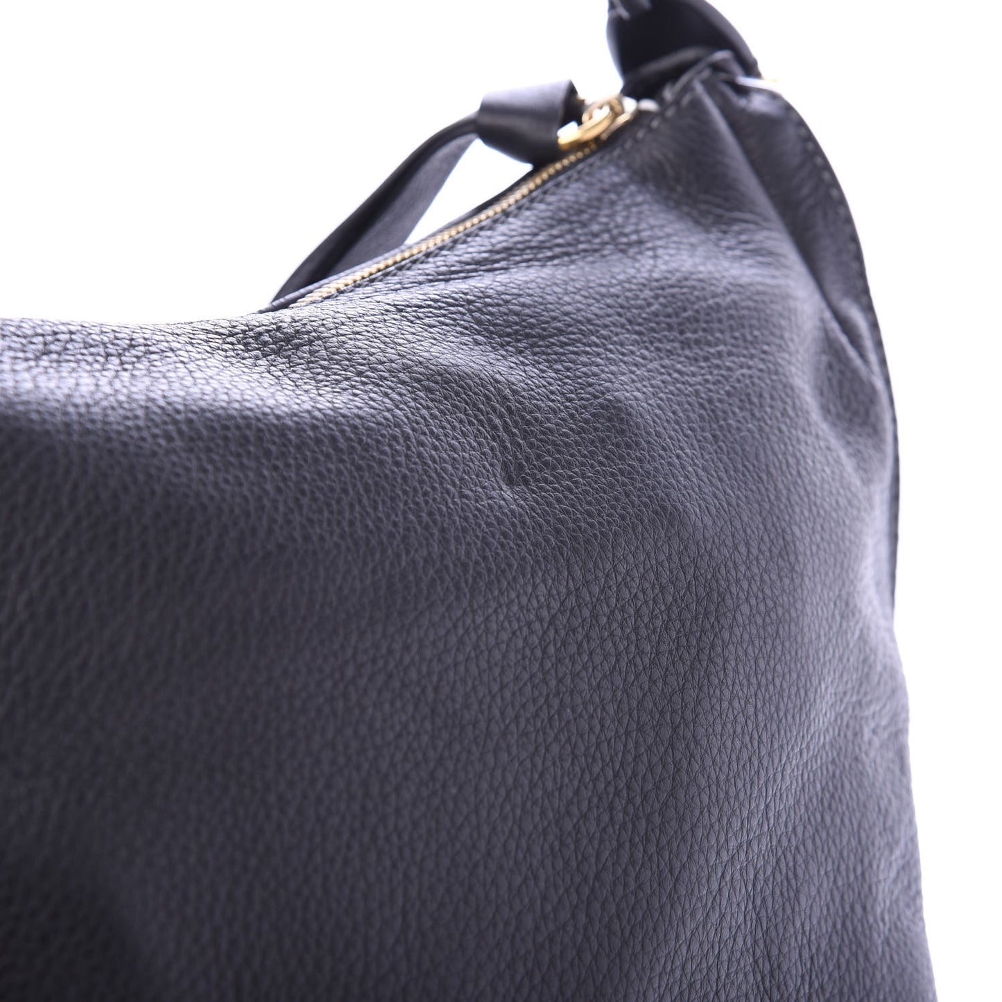 Calfskin Large Marcie Hobo Black