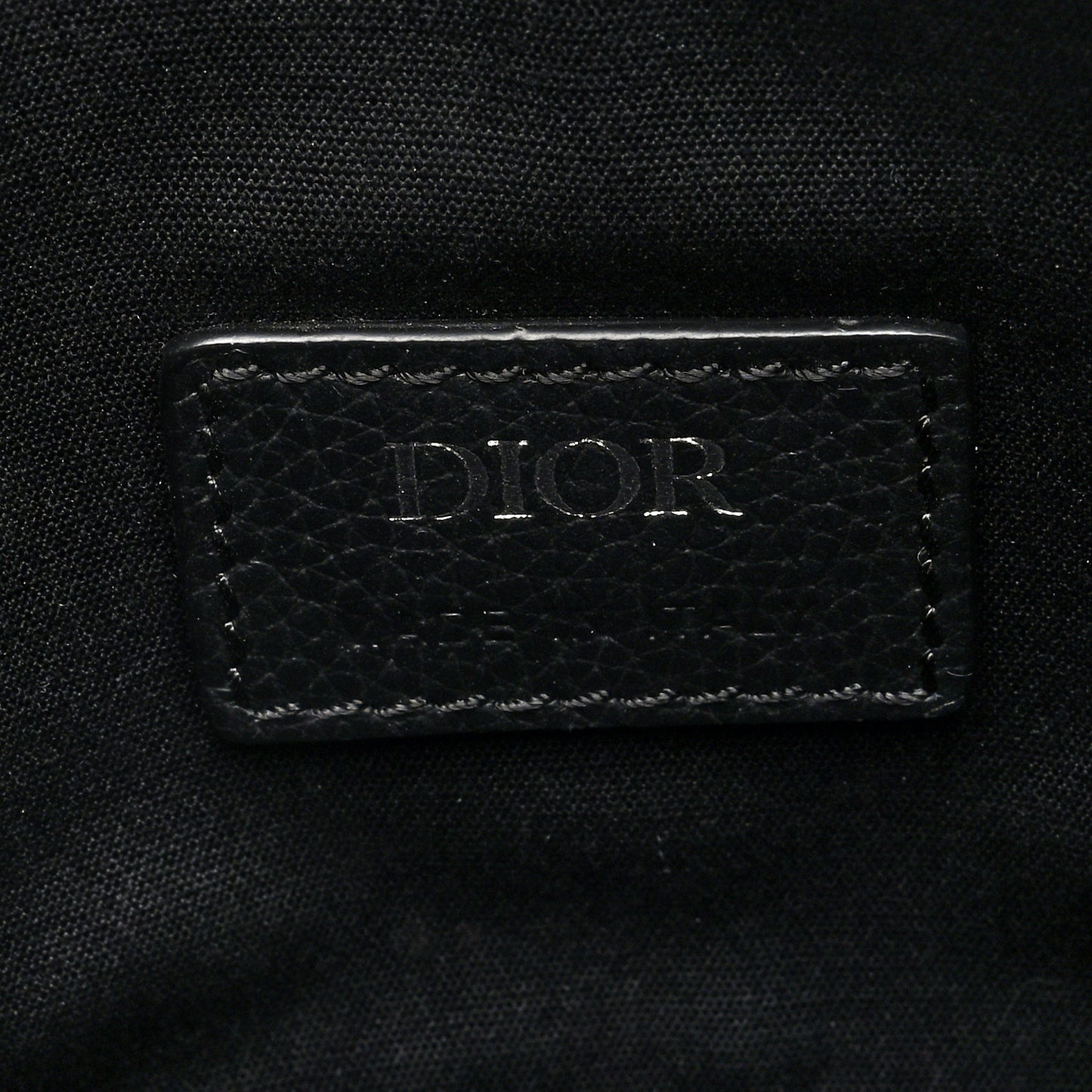 Oblique Mini Soft Saddle Bag Beige Black