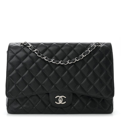 Chanel Caviar Quilted Maxi Single Flap Black 1 of 11