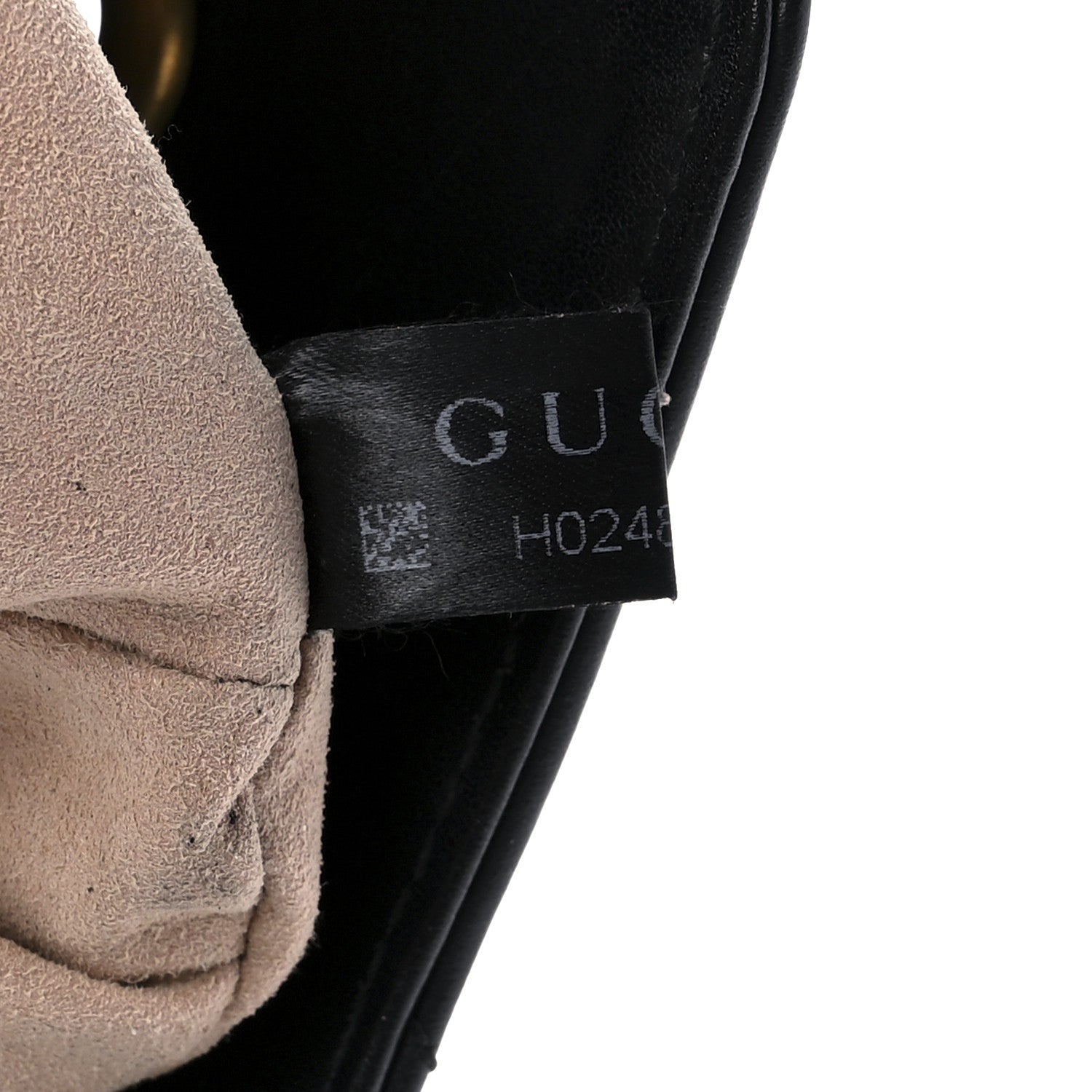 Gucci Calfskin Matelasse Mini GG Marmont Shoulder Bag Black 7 of 9