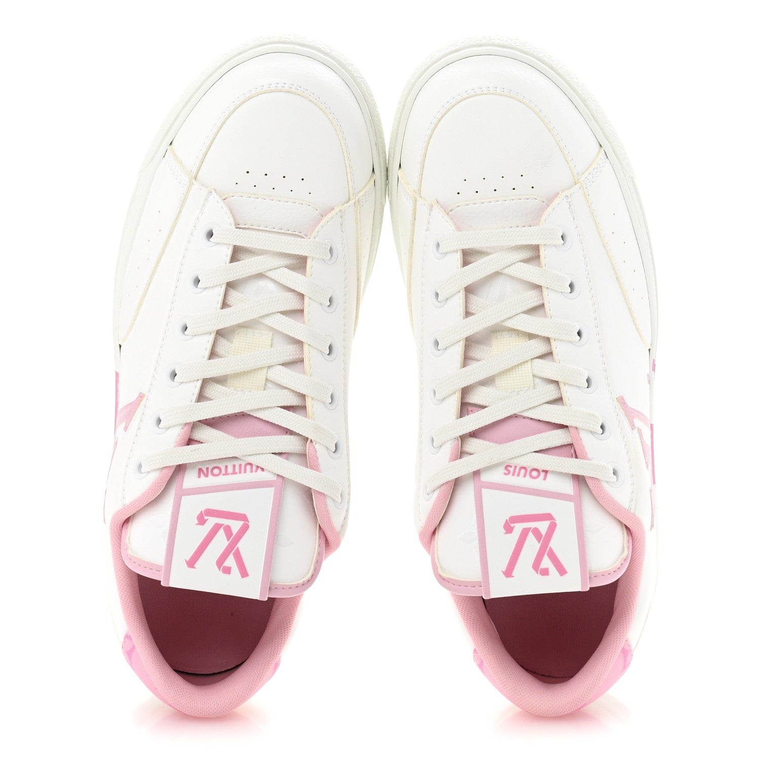 Louis Vuitton Calfskin Charlie Sneaker 39 White Rose Clair 2 of 10