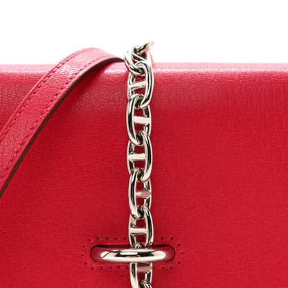 Hermes Chevre Chamkila Chaine d'Ancre To Go Wallet Rose Extreme 8 of 11