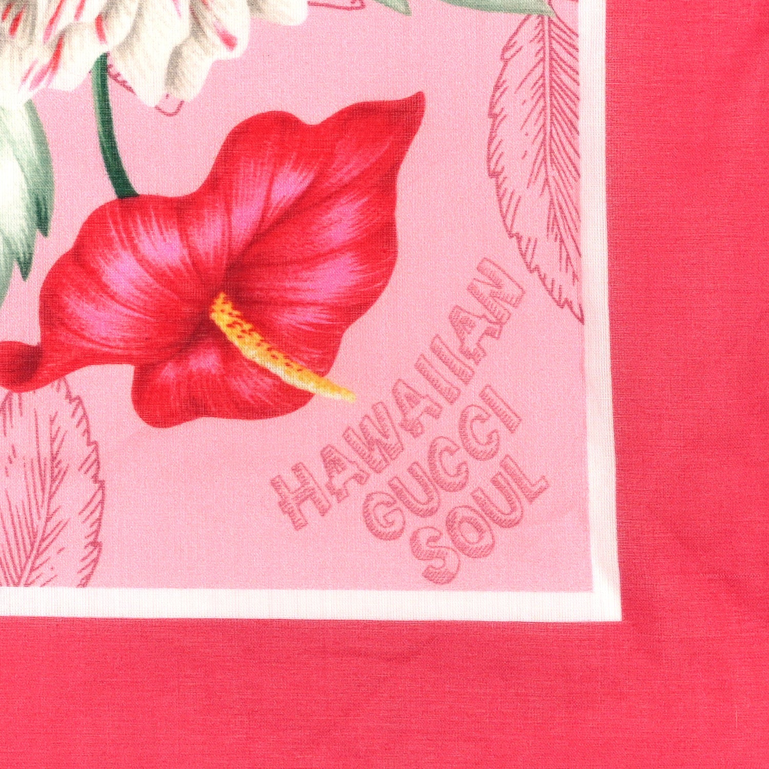 Gucci Cotton Voile Lit Dream Square Shawl Roseate 2 of 4