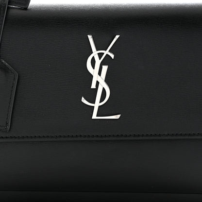 Saint Laurent Calfskin Medium Monogram Sunset Black 8 of 10
