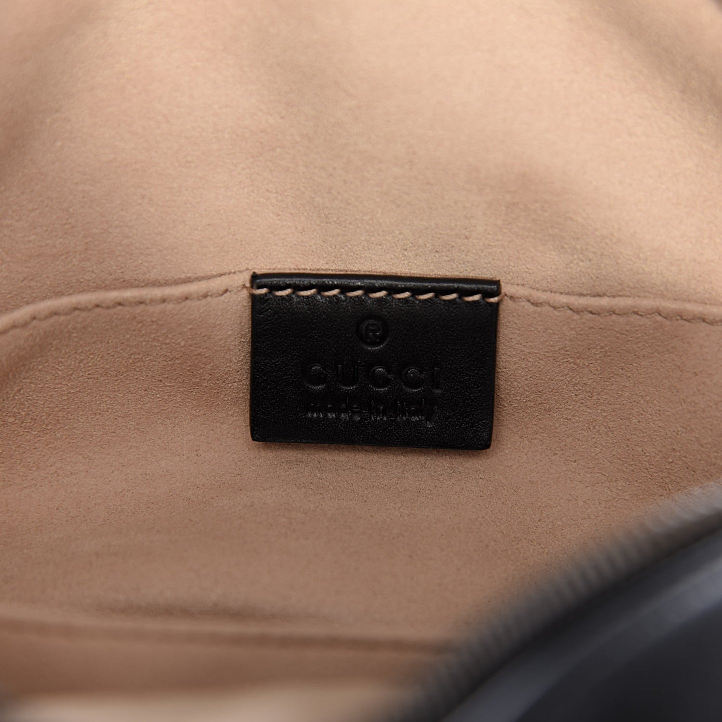 Calfskin Matelasse GG Marmont Belt Bag 75 30 Black