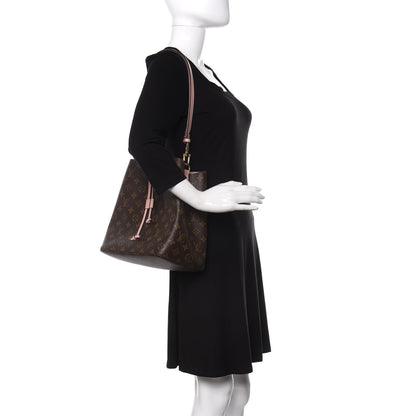 Louis Vuitton Monogram Neonoe MM Rose Poudre 2 of 8