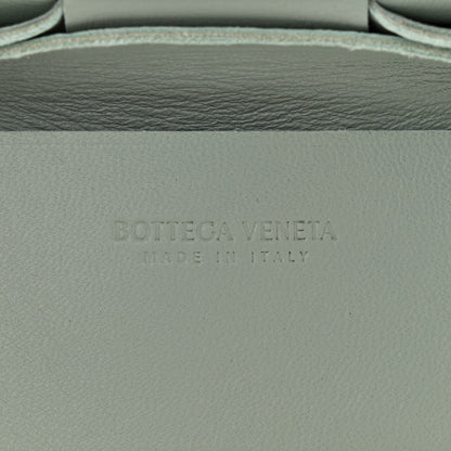 Bottega Veneta Lambskin Maxi Intrecciato Extra Mini Cassette Crossbody Bag New Sauge 6 of 9