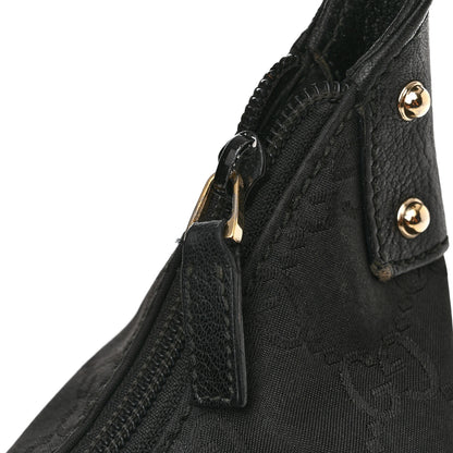 Gucci Nylon Monogram Small Hobo Black 15 of 16