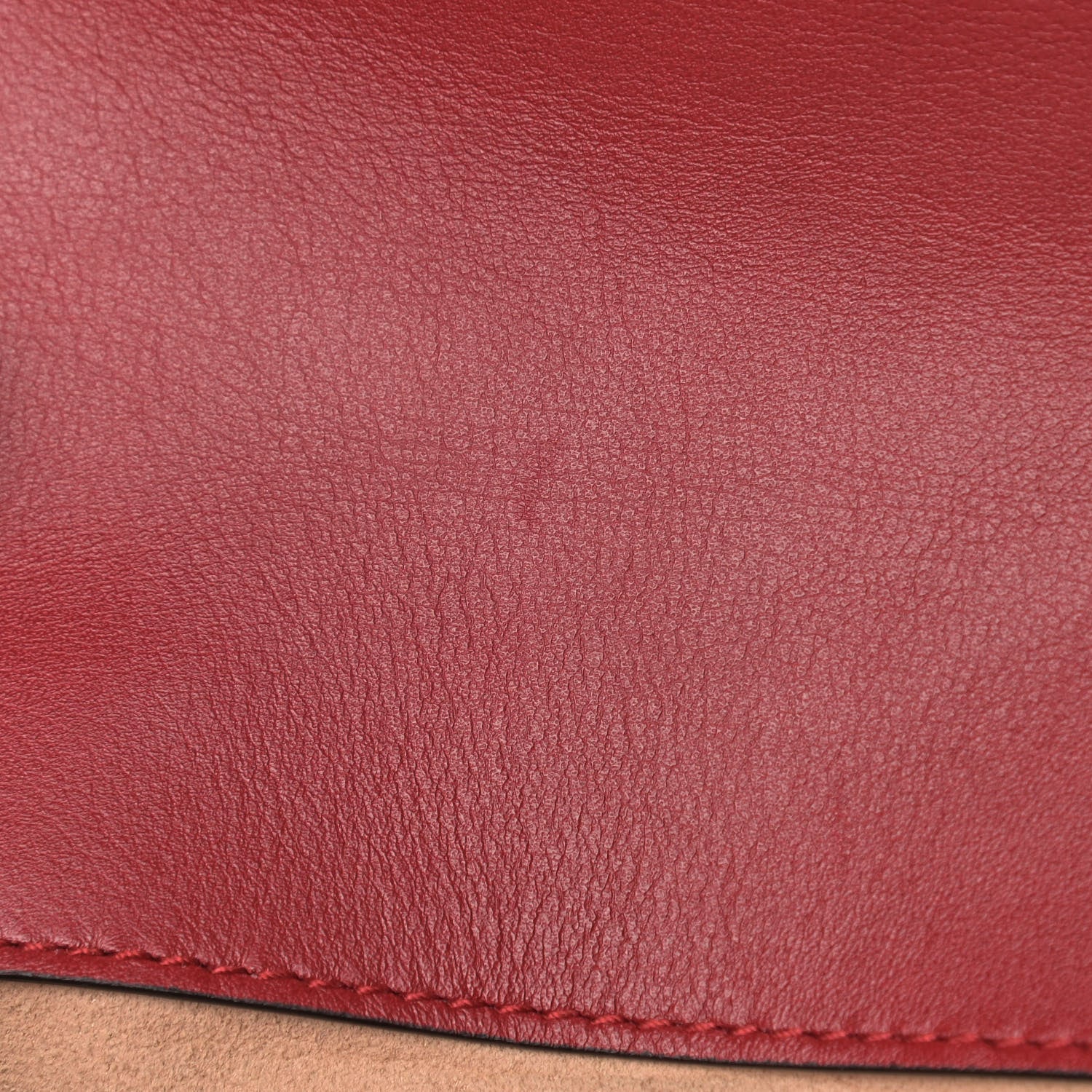 Gucci Calfskin Matelasse Super Mini GG Marmont Shoulder Bag Hibiscus Red 11 of 11