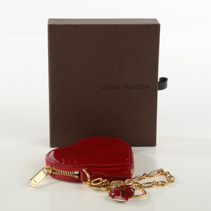 Louis Vuitton Vernis Coeur Heart Coin Purse Pomme D'Amour 4 of 7