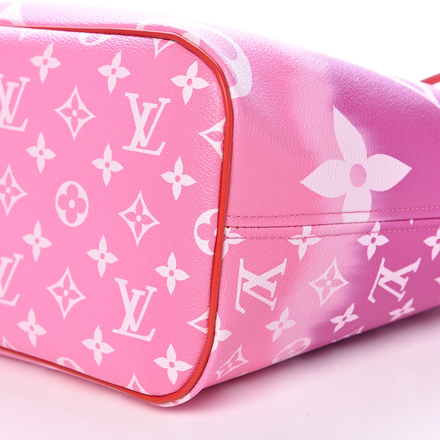 Louis Vuitton Monogram Escale Neverfull MM Rouge 9 of 9