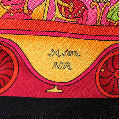 Hermes Silk Fantaisies Indiennes Scarf 90 6 of 7