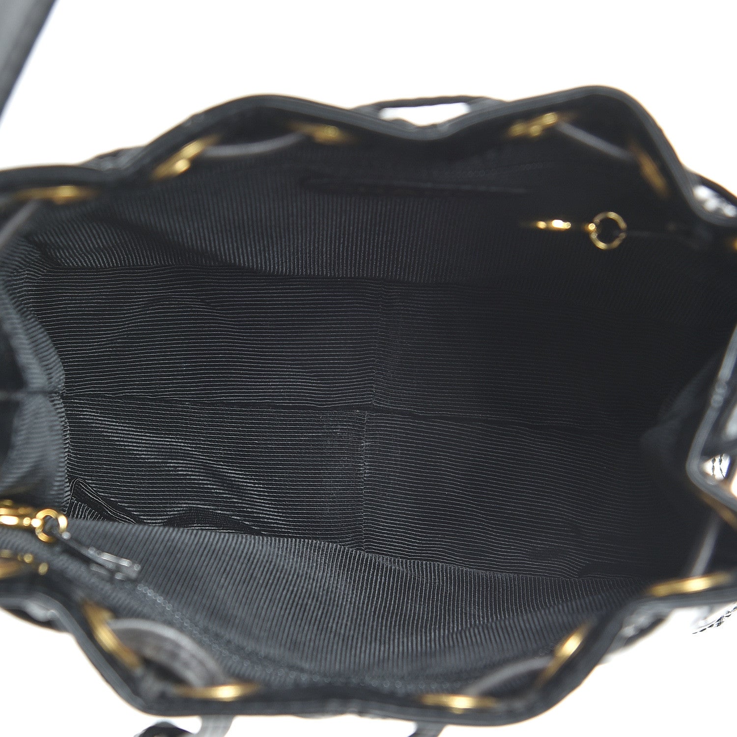 Chanel Patent Mini Drawstring Shoulder Bag Black 4 of 13