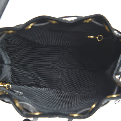 Chanel Patent Mini Drawstring Shoulder Bag Black 4 of 13